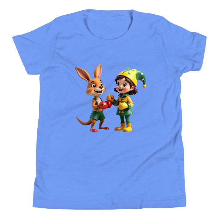 JessyJesty “Outback Explorer” Kangaroo Youth Tee – Bounce into Aussie Adventure! product image (1)