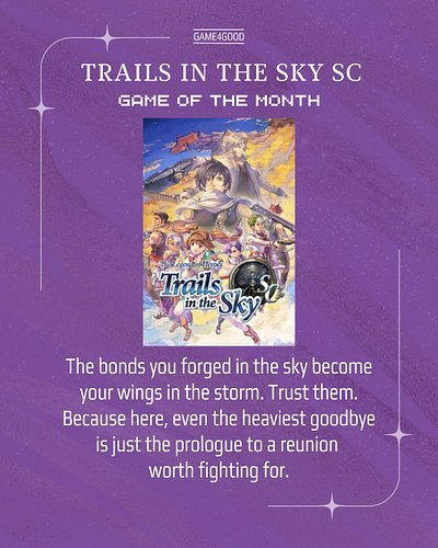 Even when goodbye feels heavier than you expected, it does not mean the story has ended.

*Trails in the Sky SC* is a reminde...