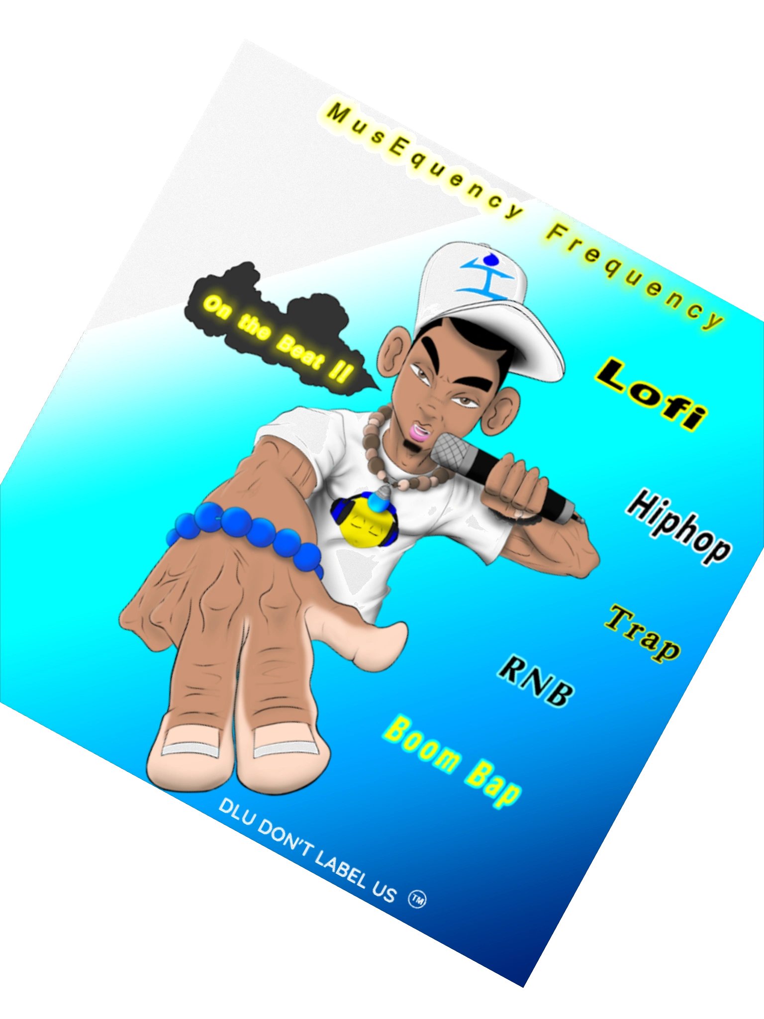 MusEquency Frequency Kiss Cut Stickers product image (5)
