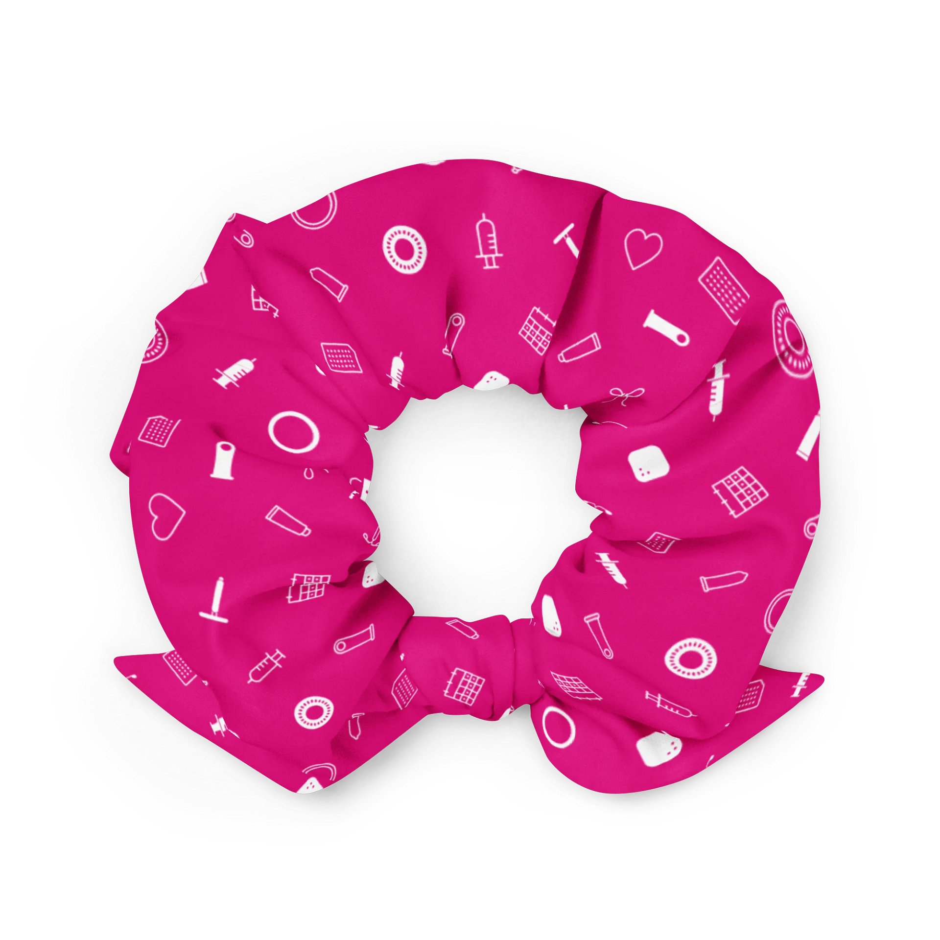 Contraceptives Scrunchie (Pink) product image (1)