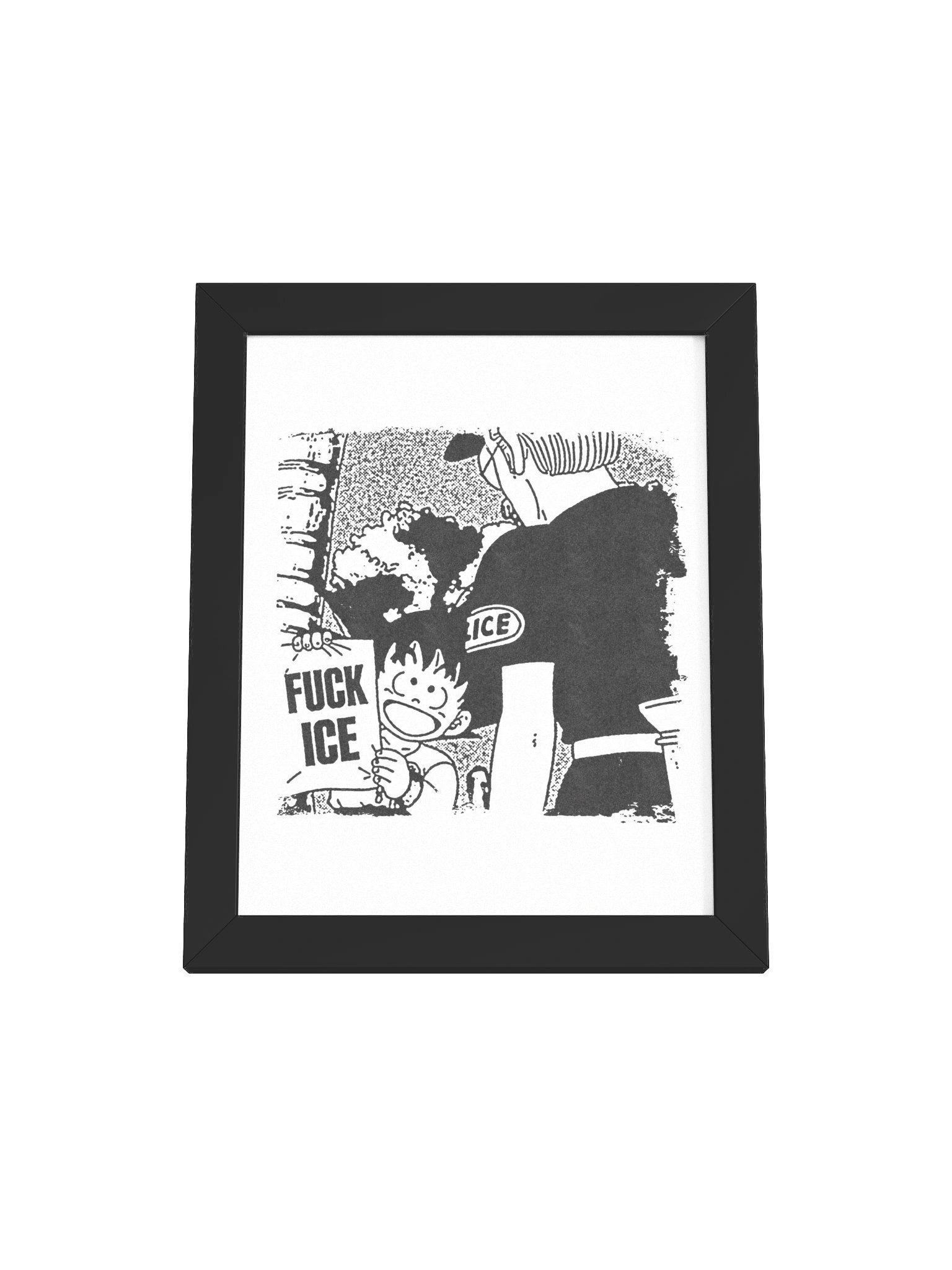 F*CK ICE ! Framed Print. product image (1)