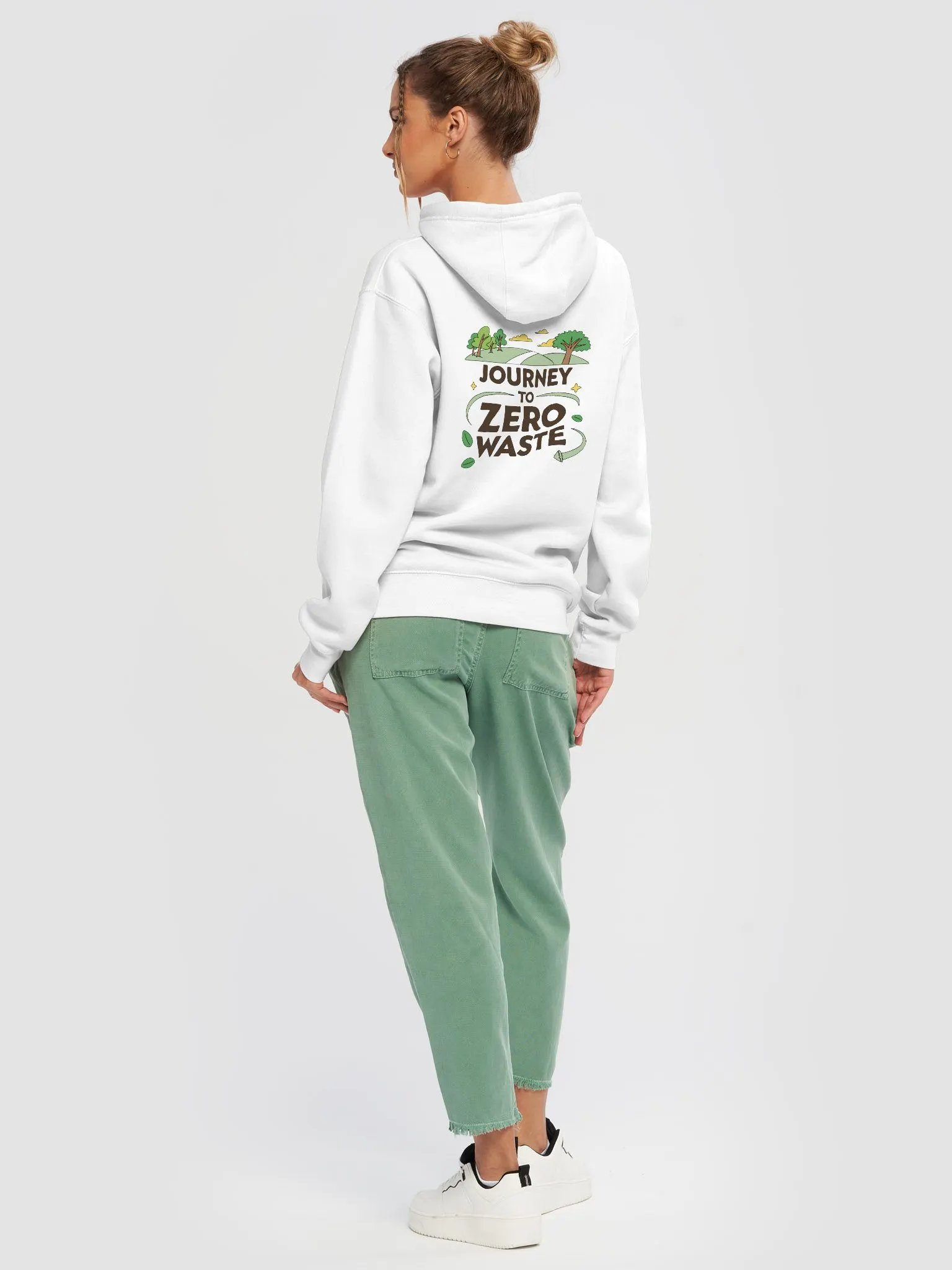 Journey to Zero Waste: Eco-Friendly Premium Pullover Hoodie product image (2)