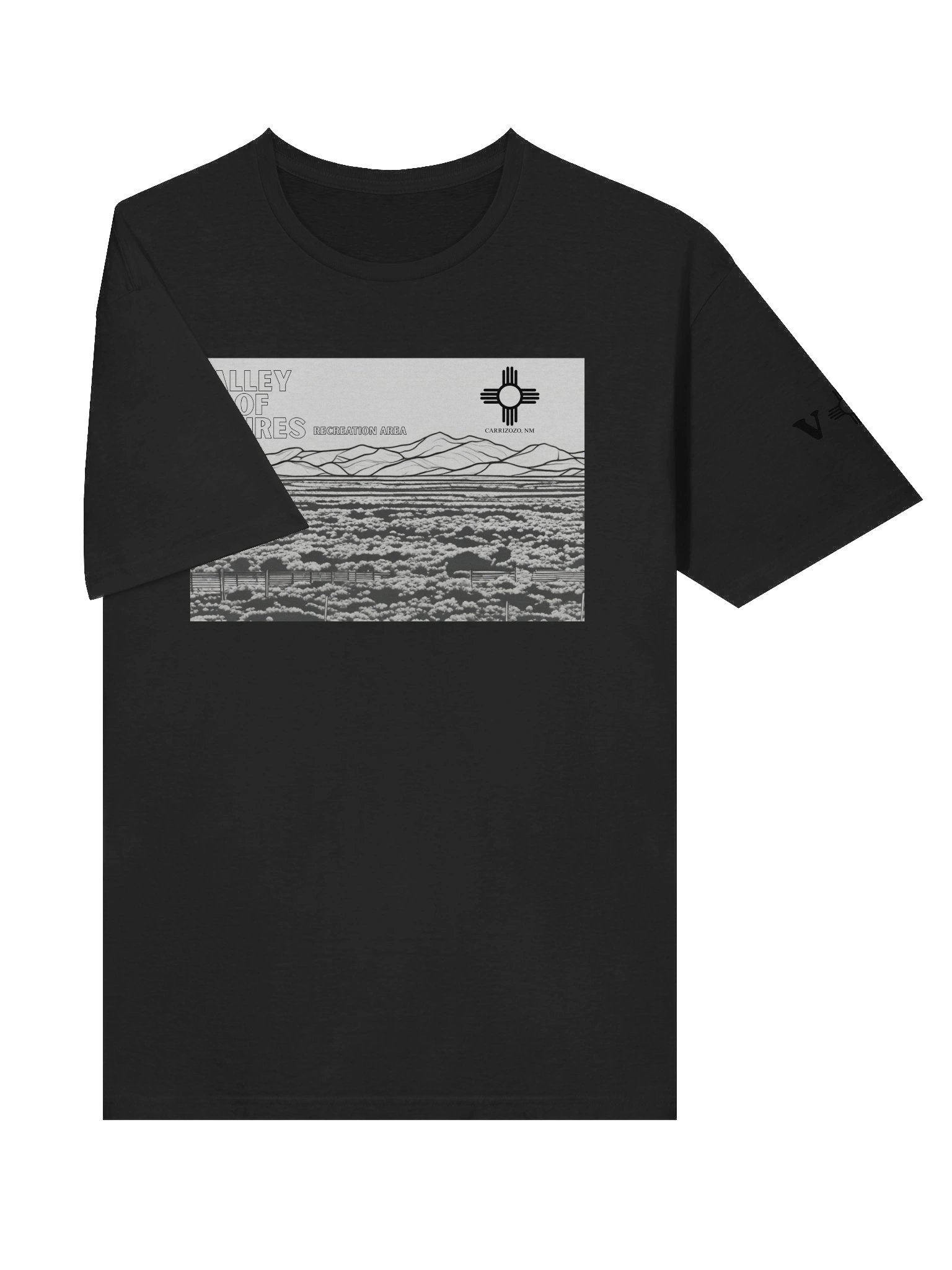 Black & White Malpais Comfort Unisex Tee product image (66)