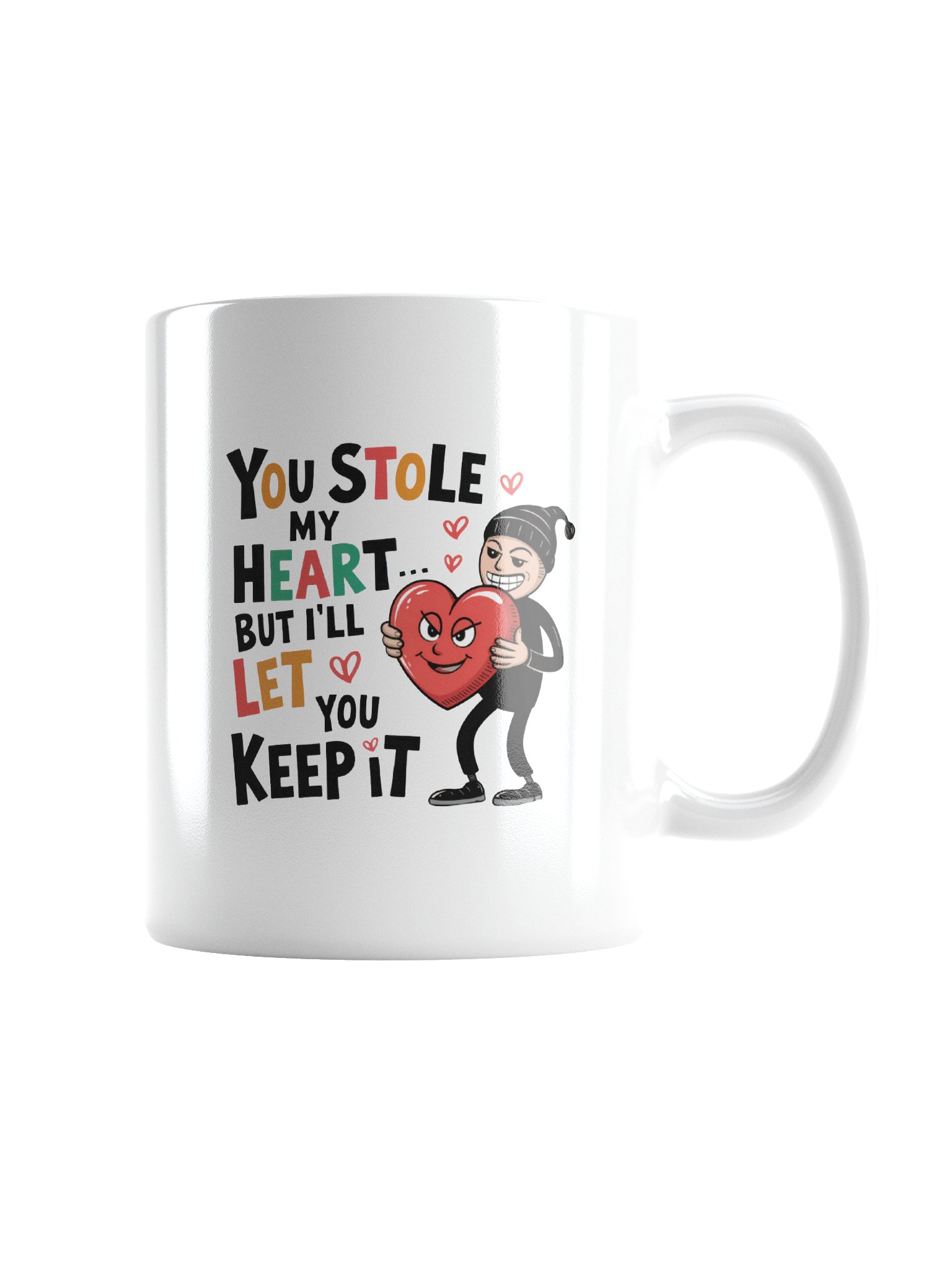 You Stole My Heart Valentine's Day Gift | Funny Love Mug | Cheeky Romance Gift product image (2)
