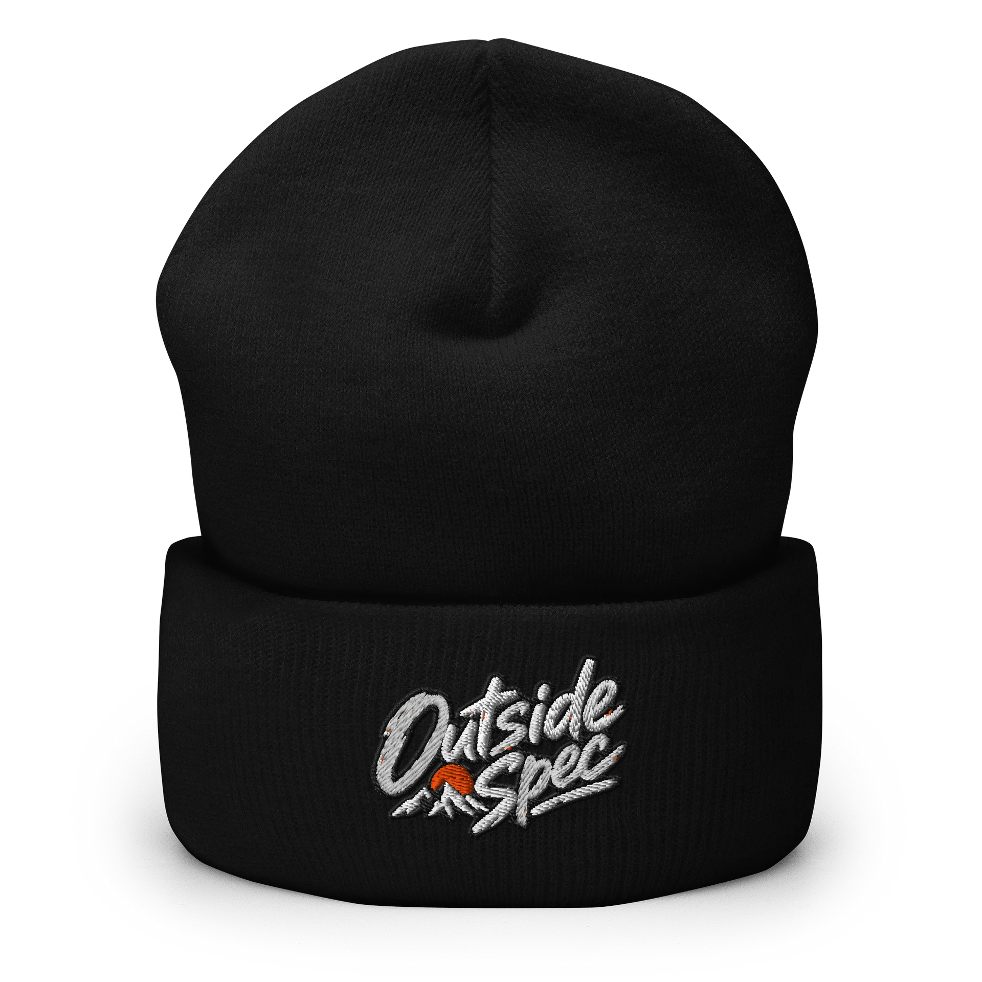 Outside Spec Mountain Script Cuffed Beanie product image (1)