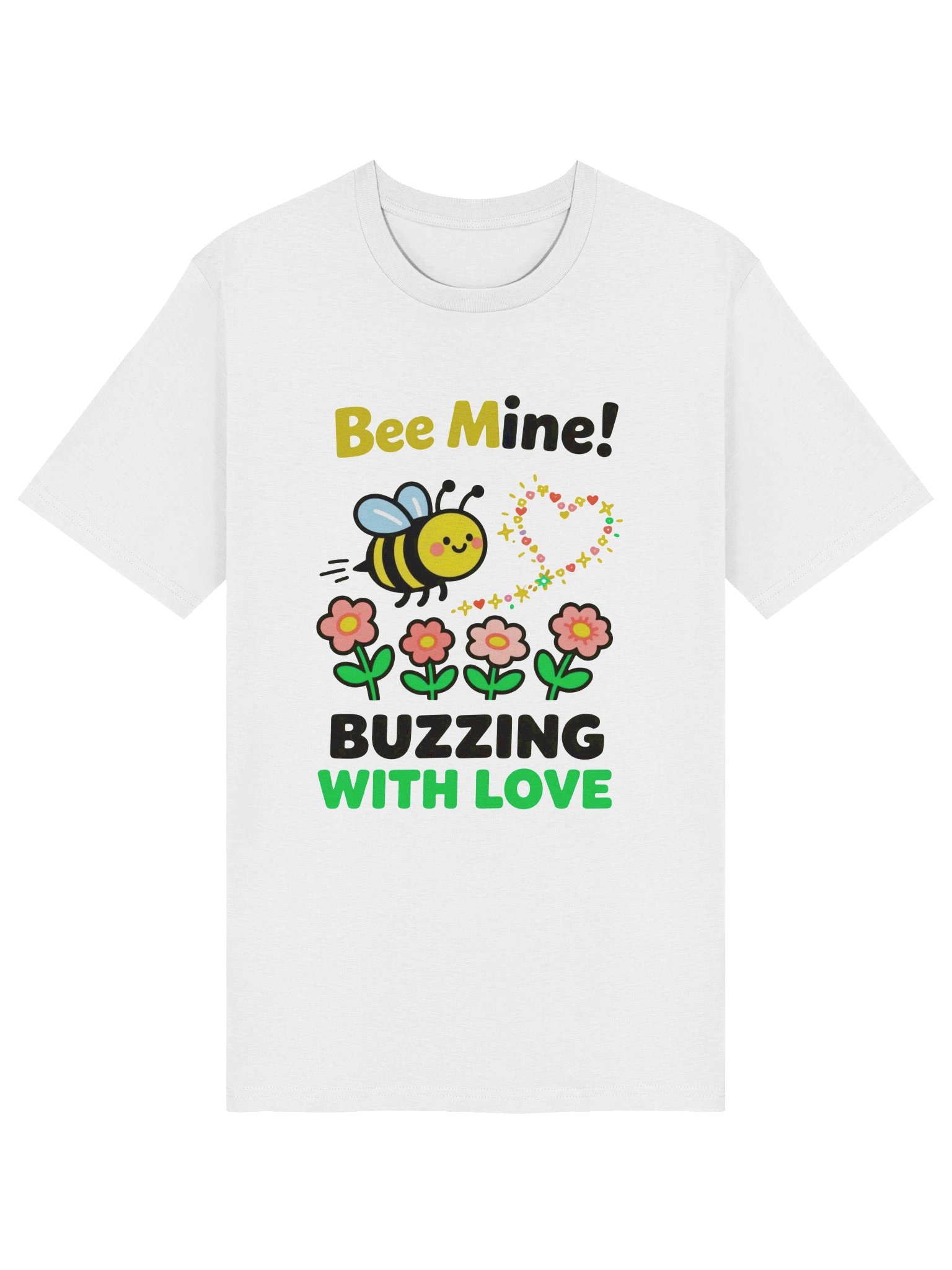 Bee Mine! Buzzing With Love - Organic T-Shirt product image (1)