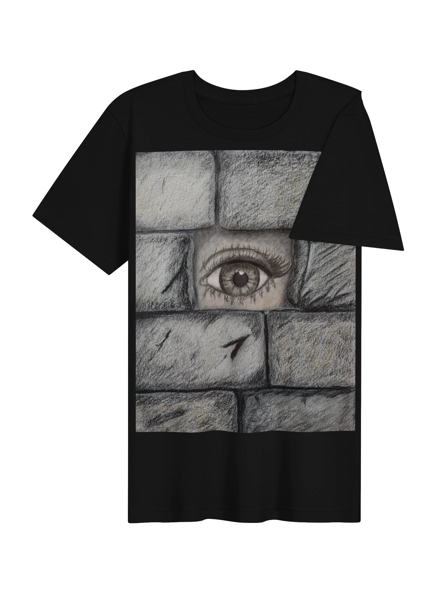 "Eye behind wall" T-Shirt. Women's Bella+Canvas Supersoft T-Shirt product image (5)