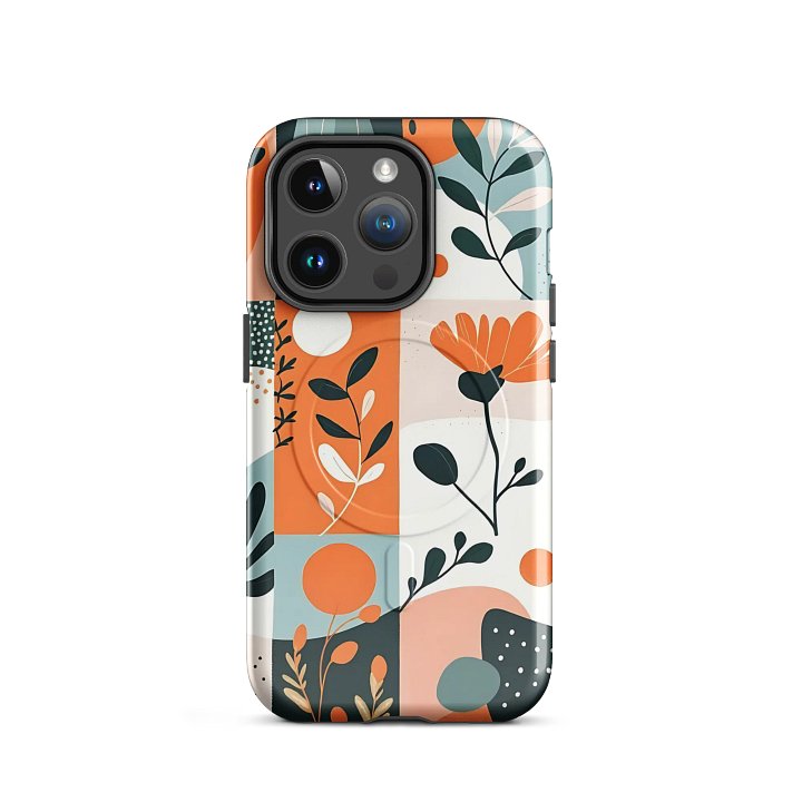 Botanical Bliss Tough Magnetic MagSafe® iPhone® 14, iPhone 15, iPhone 16, iPhone 17, Pro, Pro Max, Plus Cases. product image (2)