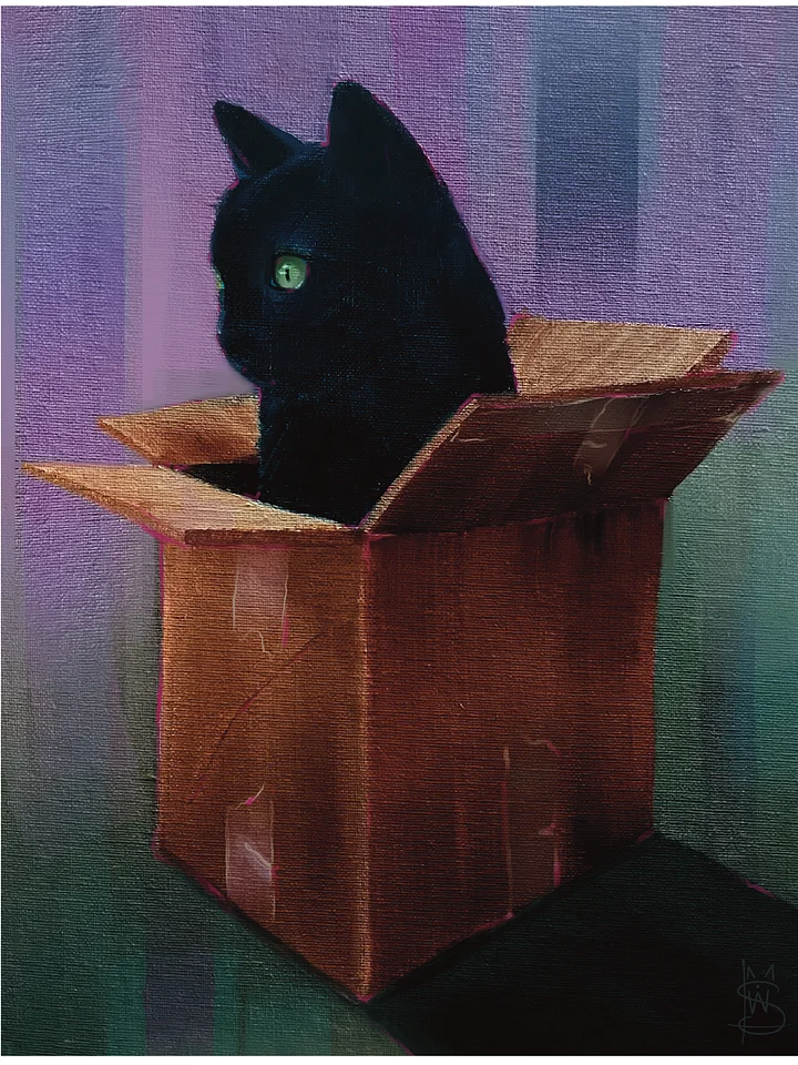Cat in a Box Print product image (1)
