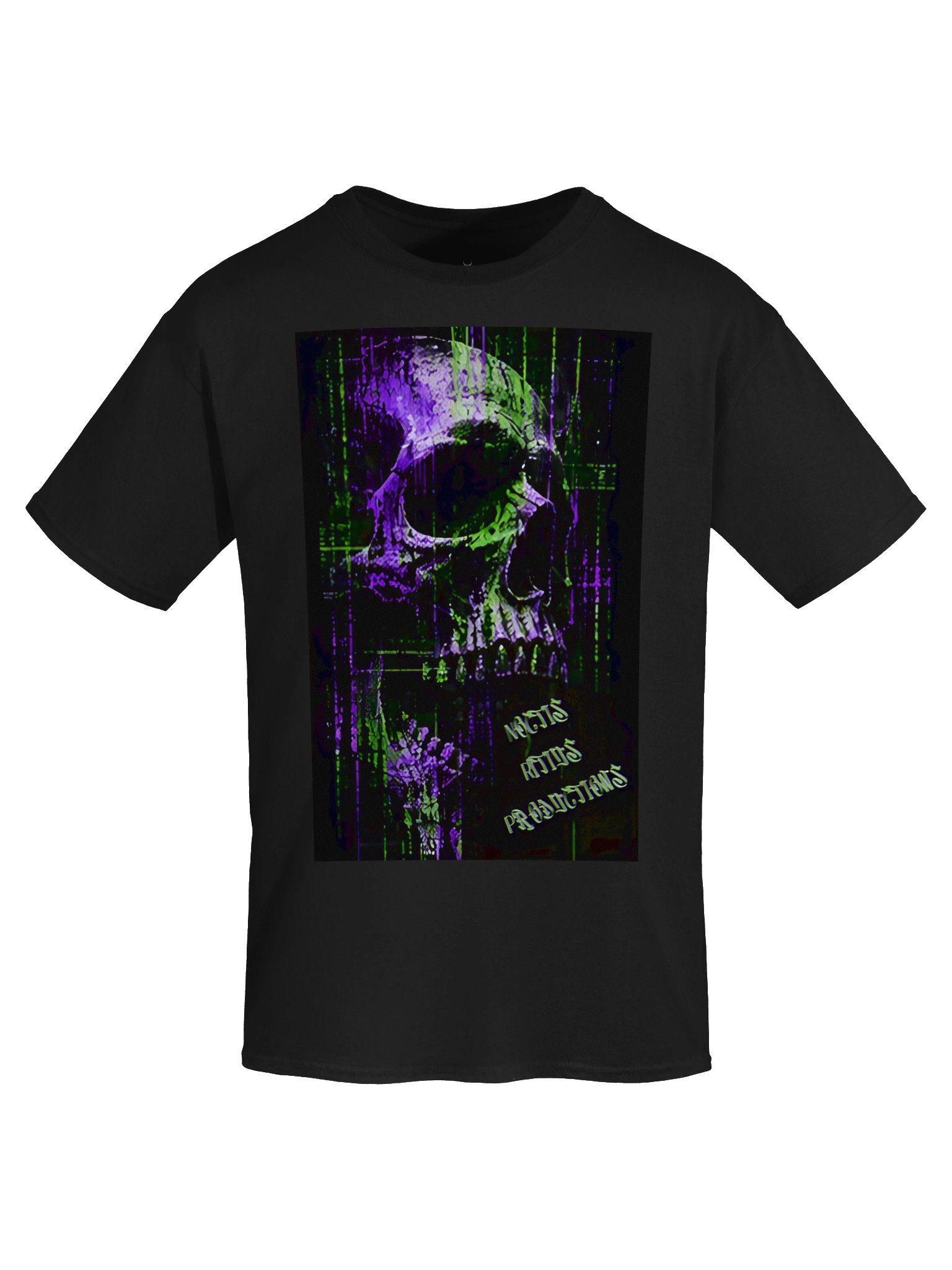 Neon Projection Skull Tee product image (10)