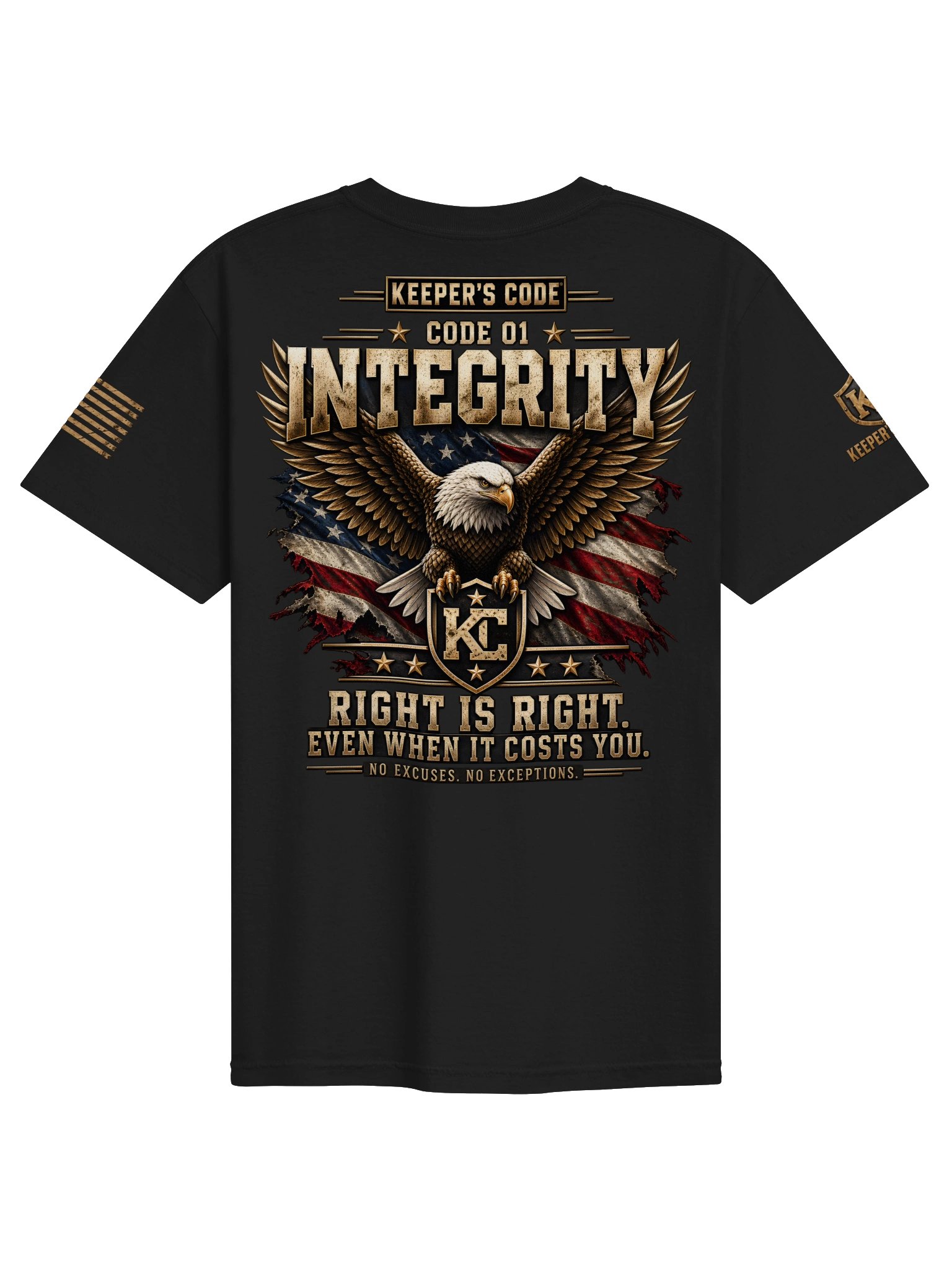 Keeper’s Code™ Men’s CODE 01 Integrity Eagle T-Shirt product image (4)