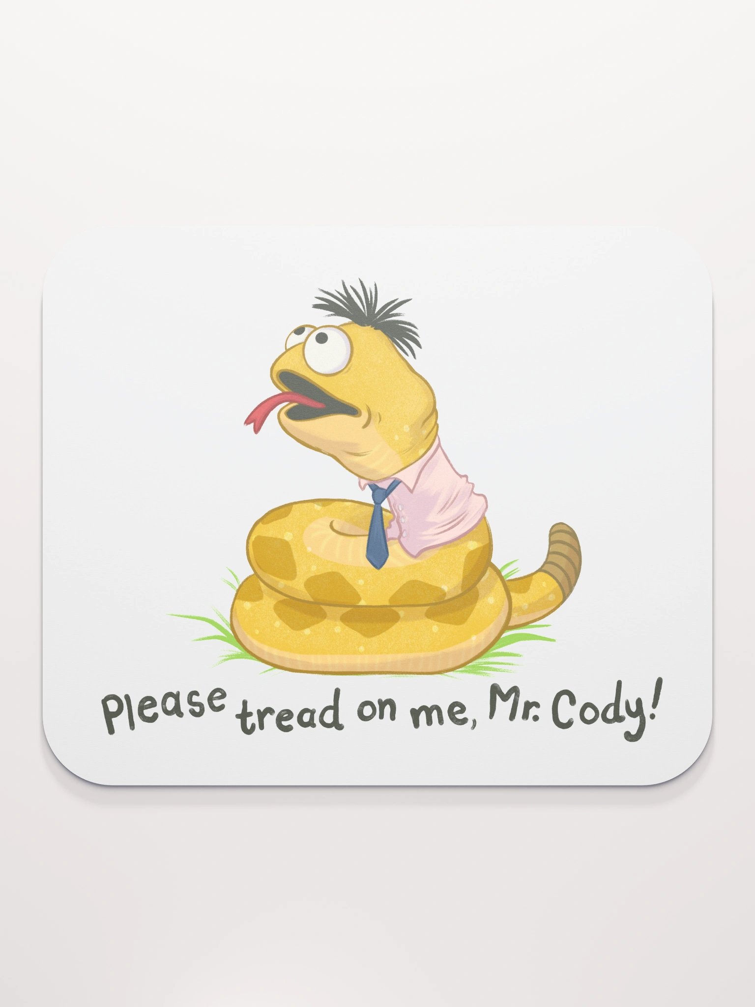 Warmbo "Please Tread On Me" Mousepad product image (2)