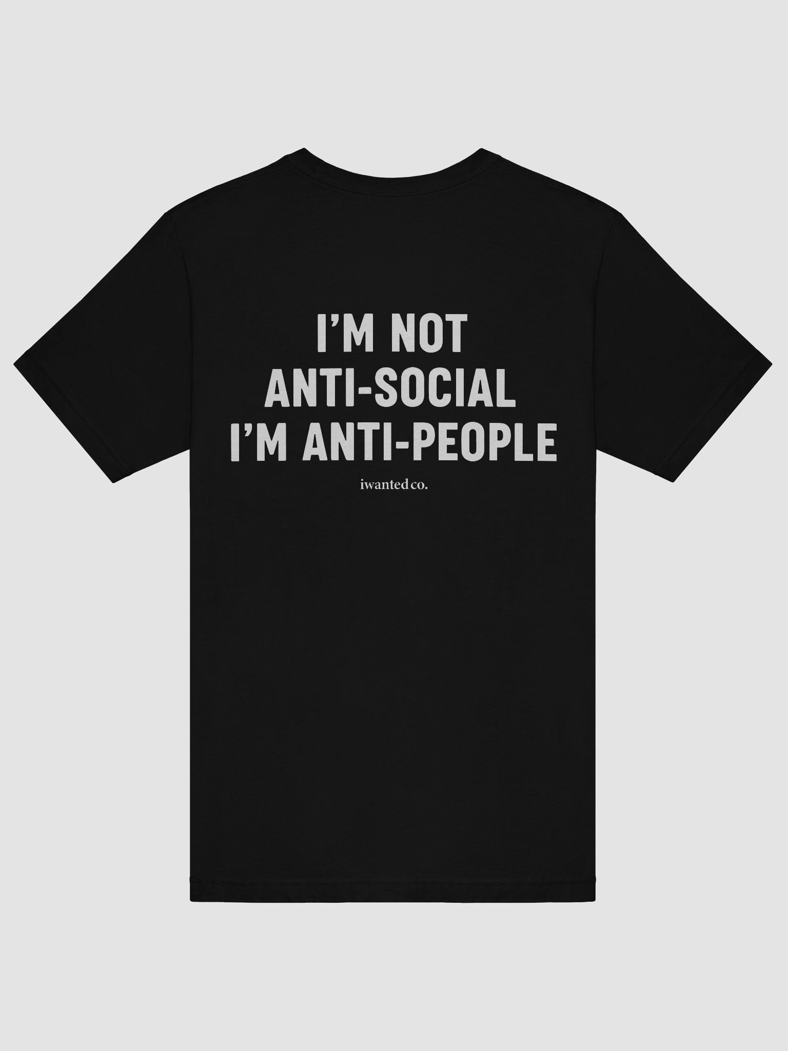 I’m Not Anti-Social, I’m Anti-People – Introvert Humor Statement T-Shirt product image (7)