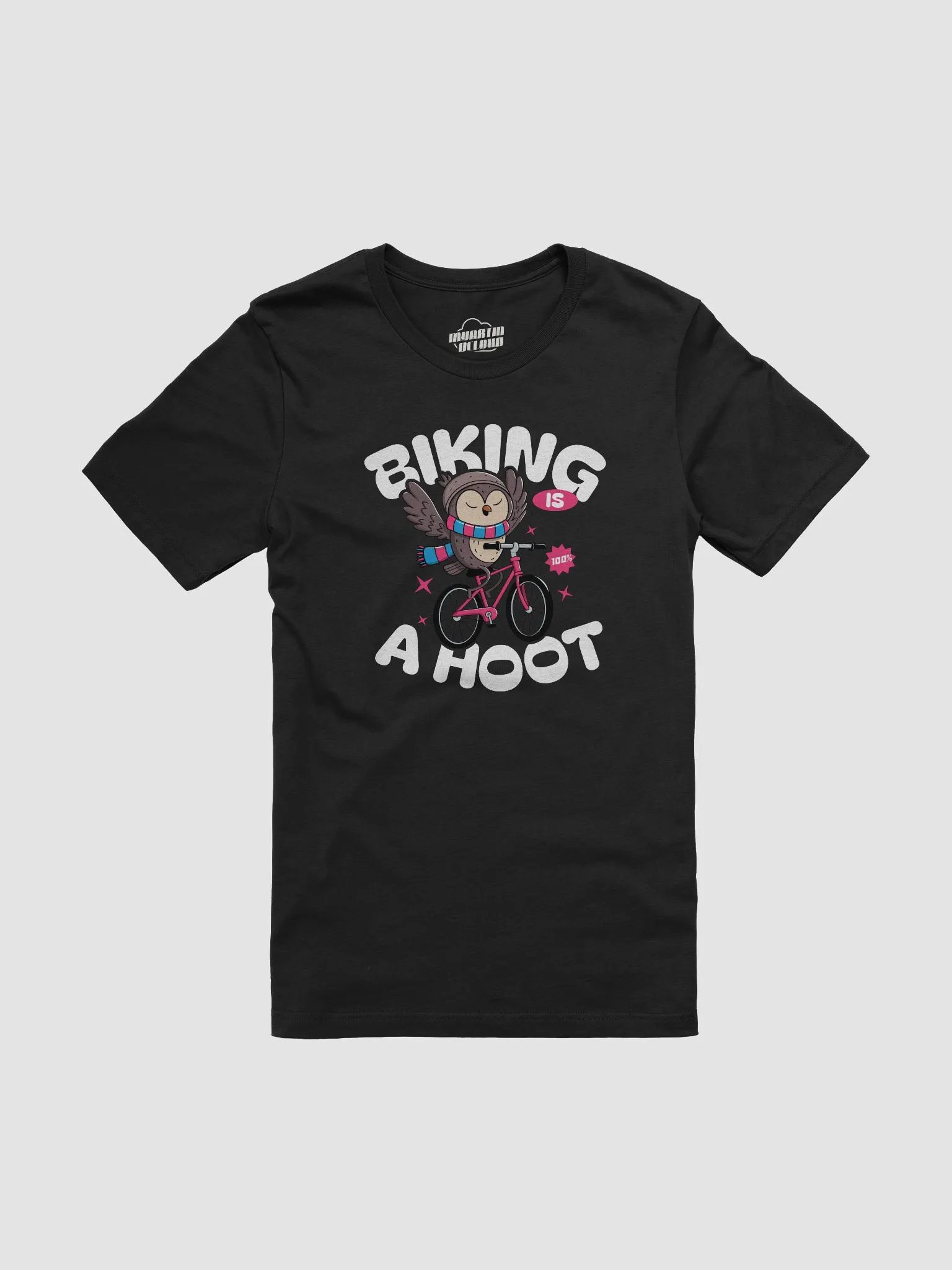 Playful Owl Biking Graphic T-Shirt – Biking is a Hoot product image (51)