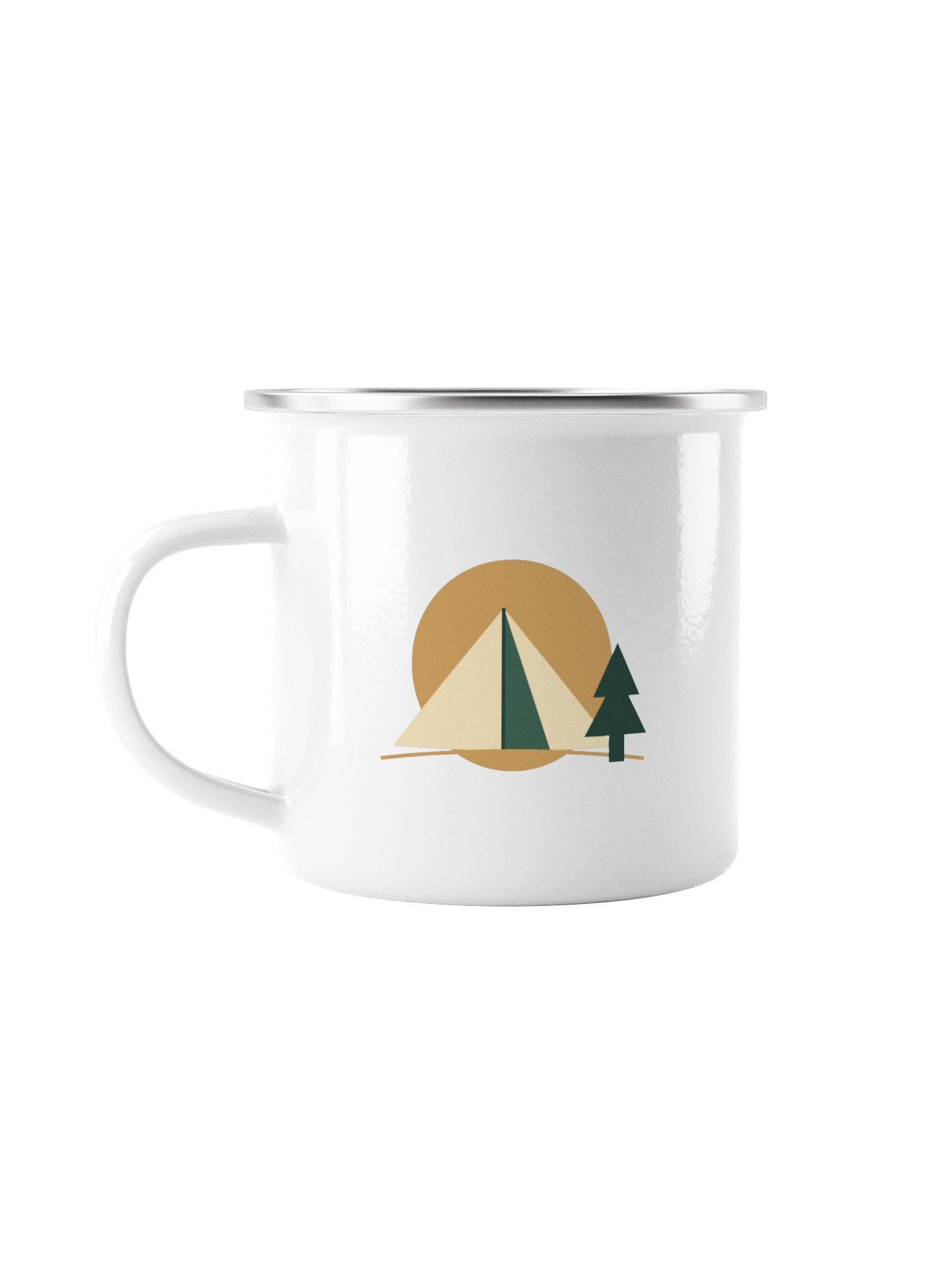 Camp Sunset Enamel Mug — 12 oz product image (1)