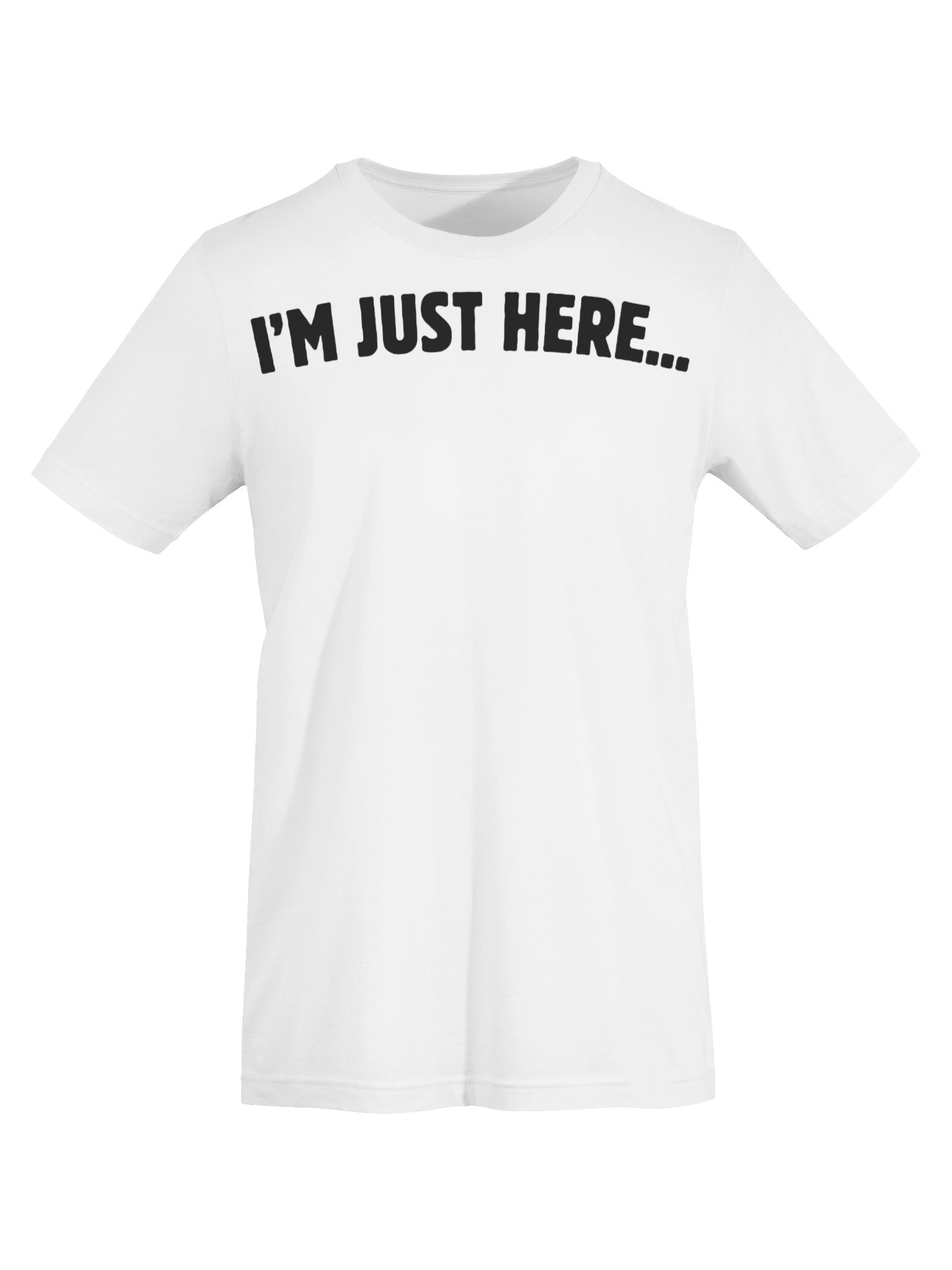 I'M JUST HERE Tee - White product image (7)