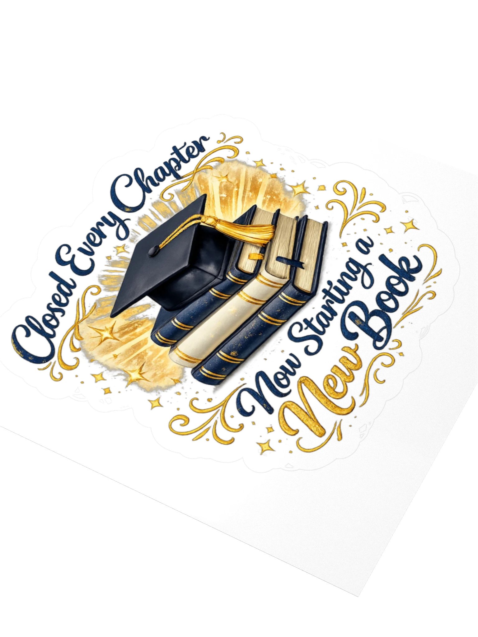 Closed Every Chapter Now Starting a New Book - Kiss-Cut Sticker product image (3)