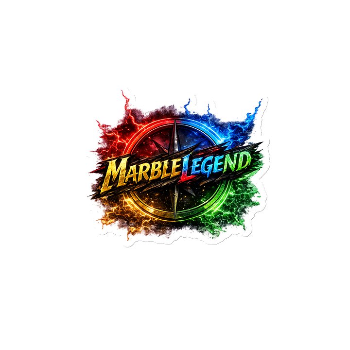 MARBLE LEGEND — Die-Cut Logo Magnet product image (2)