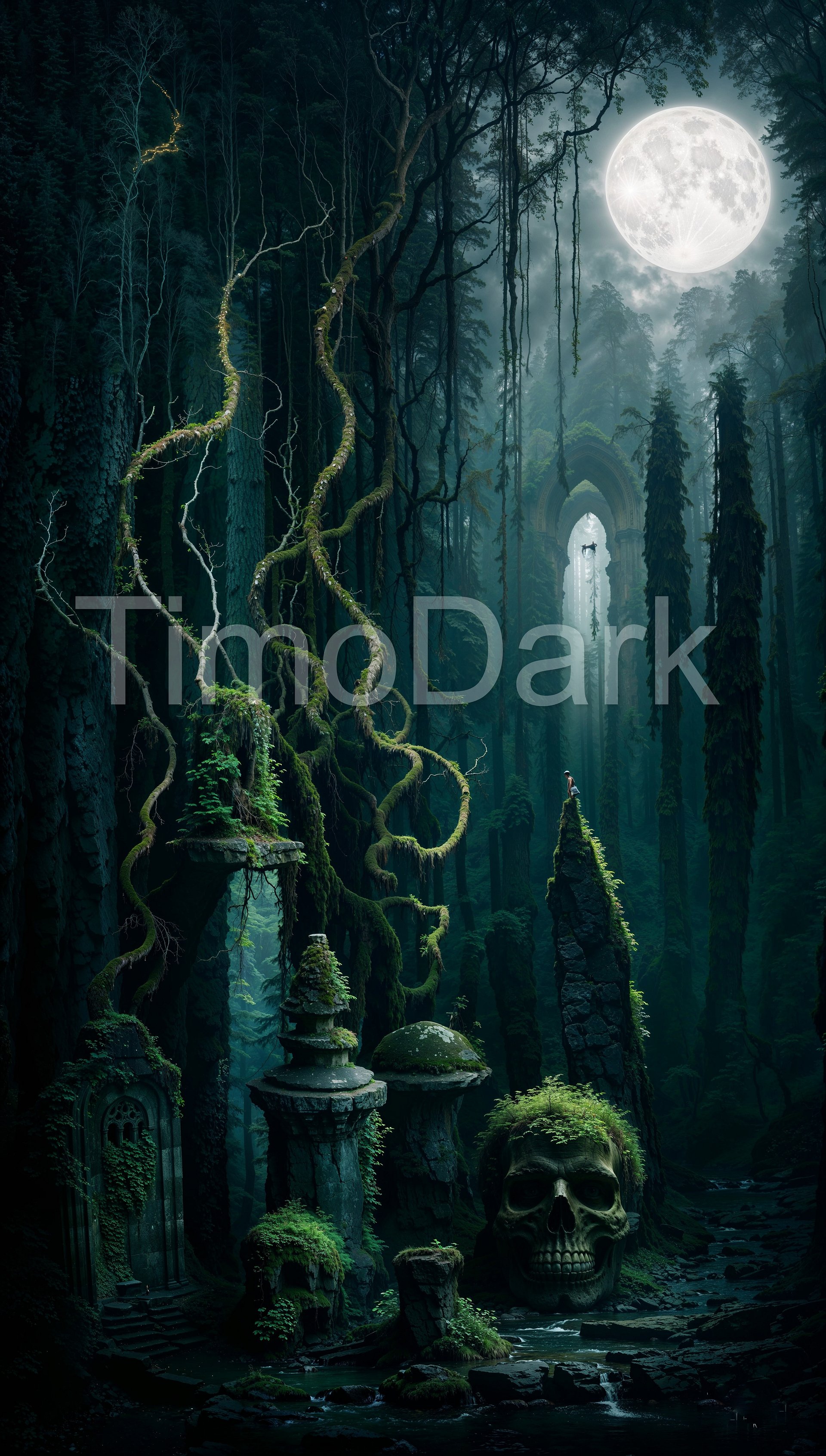 Forgotten Shrine Phone Wallpaper product image (1)