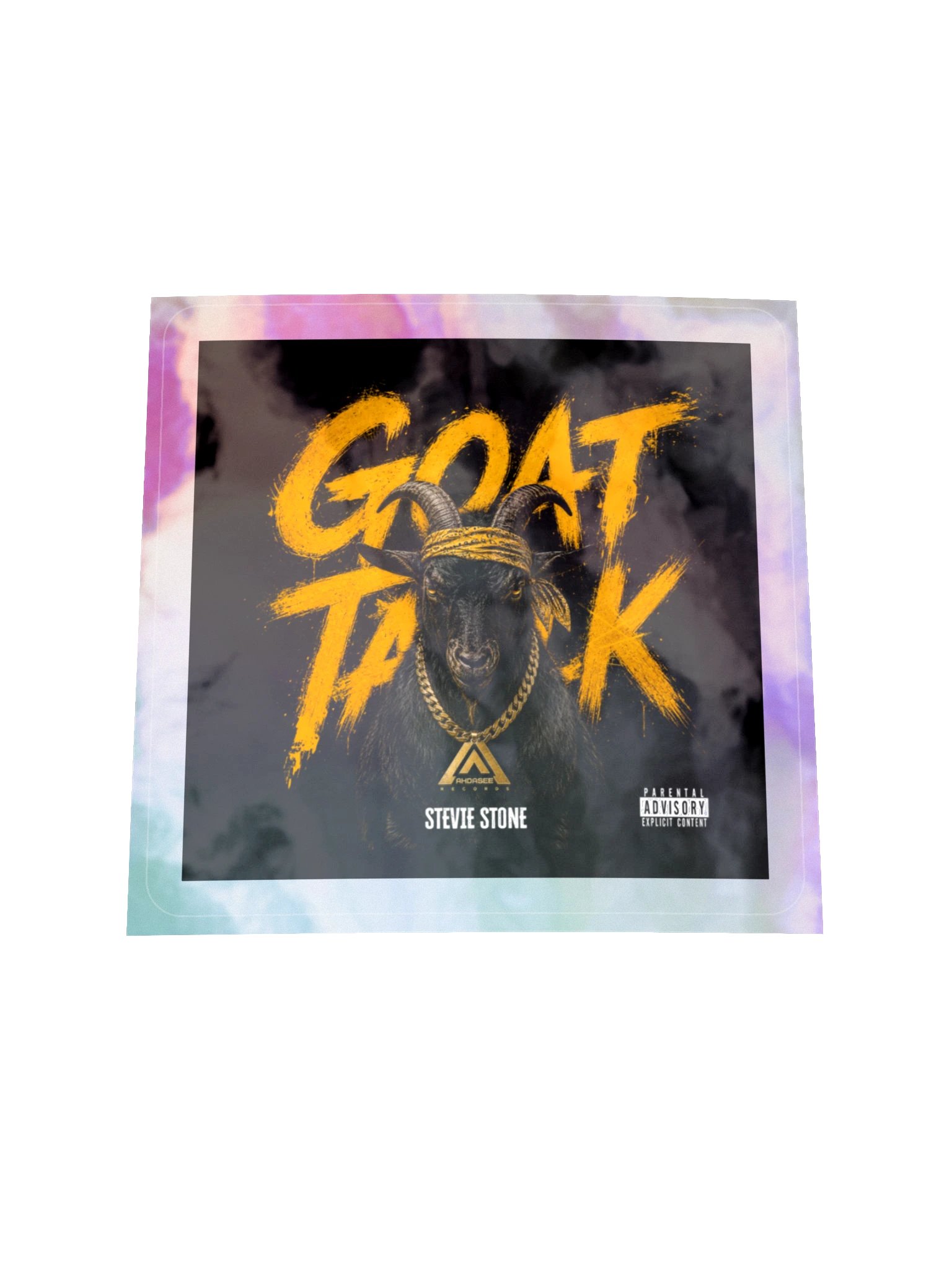 GOAT TALK Holographic Album-Art Sticker – Stevie Stone