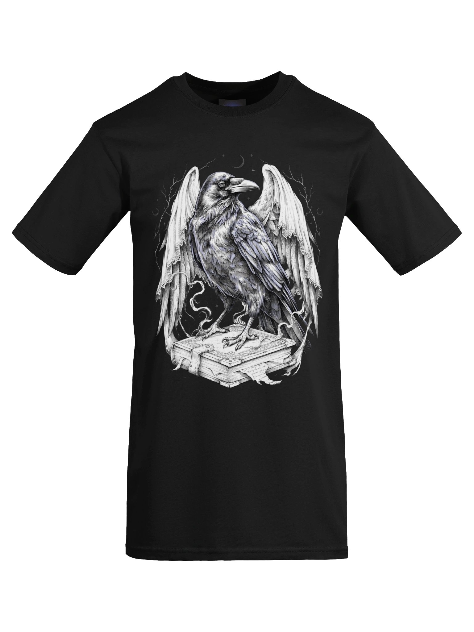 The Midnight Scholar // Gothic Raven Heavyweight Tee product image (11)