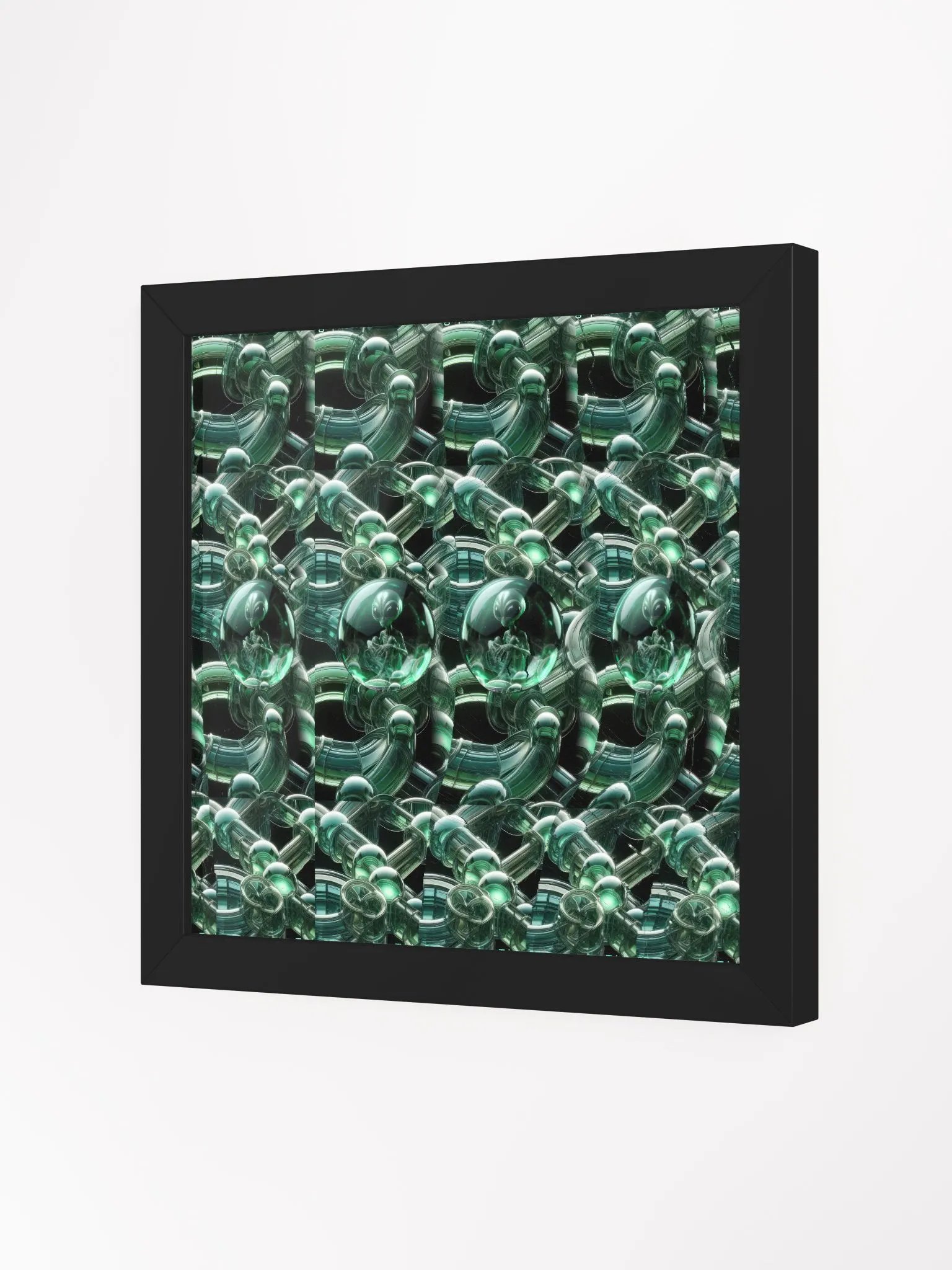 Alien Visitor - Framed 3D Stereogram Poster product image (10)