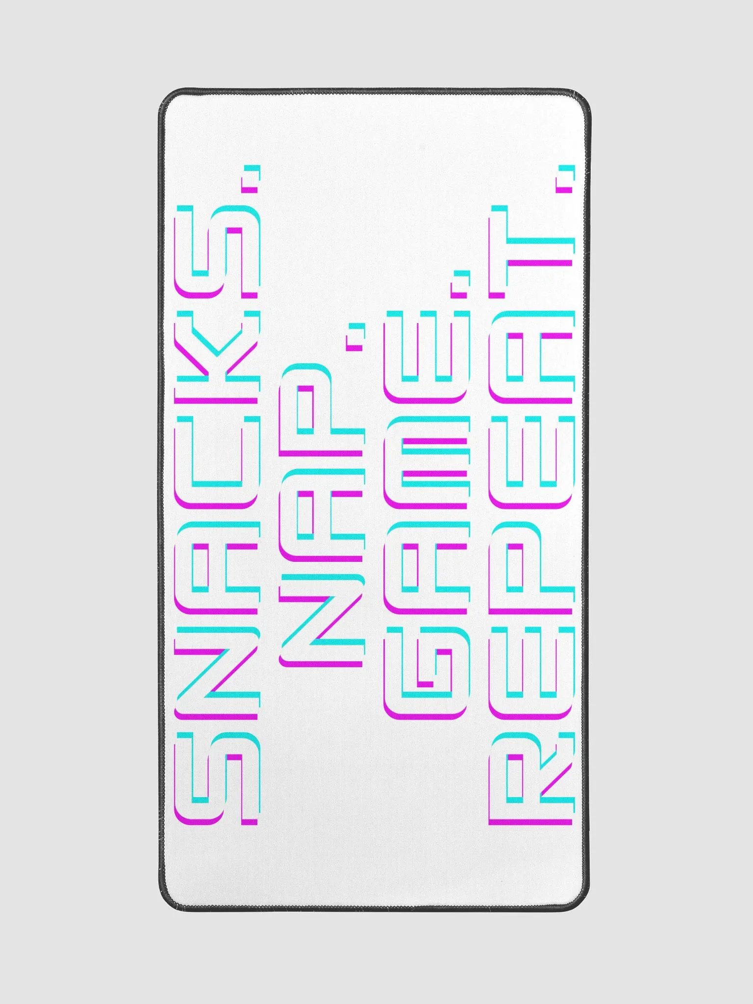 Snacks. Nap. Game. Repeat. Desk Mat product image (2)