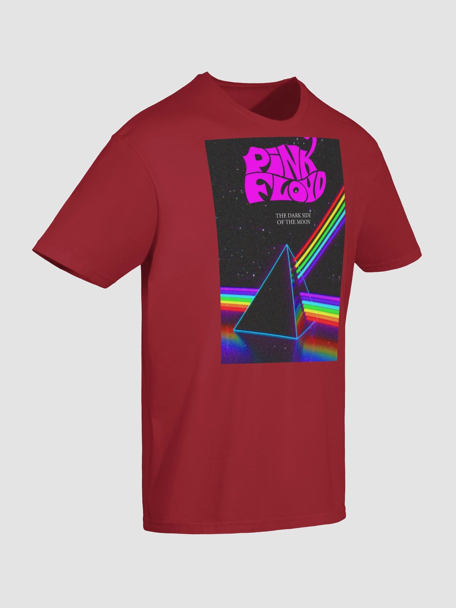 Pink Floyd Dark Side of the Moon T-Shirt | Psychedelic Prism Classic Rock Tee product image (7)