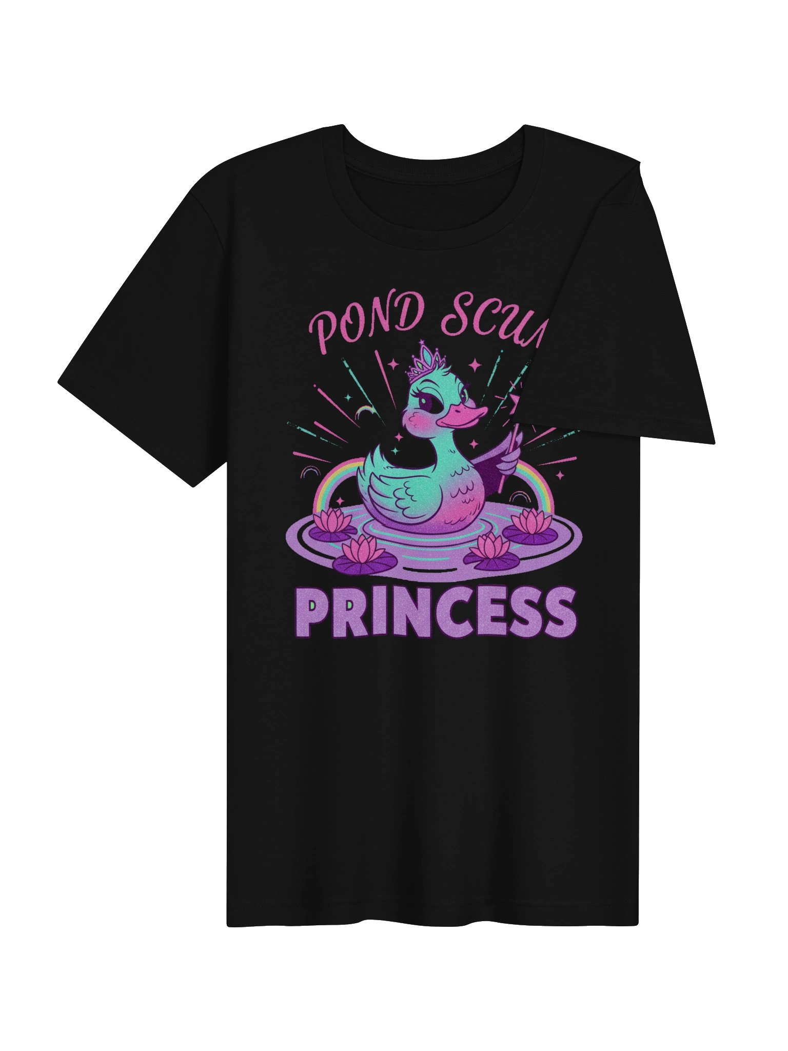Pond Scum Princess Sparkle Duck Tee product image (4)