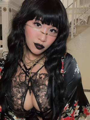 You can’t tell me how to live my life #goth #gothasian #blacklipstick #gothgirl 