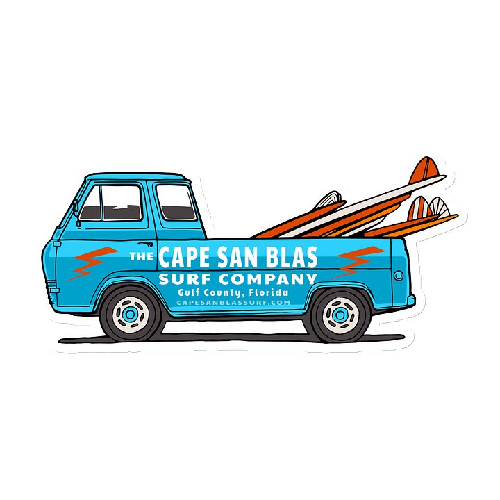 Surf Wagon Die-Cut Magnet product image (2)