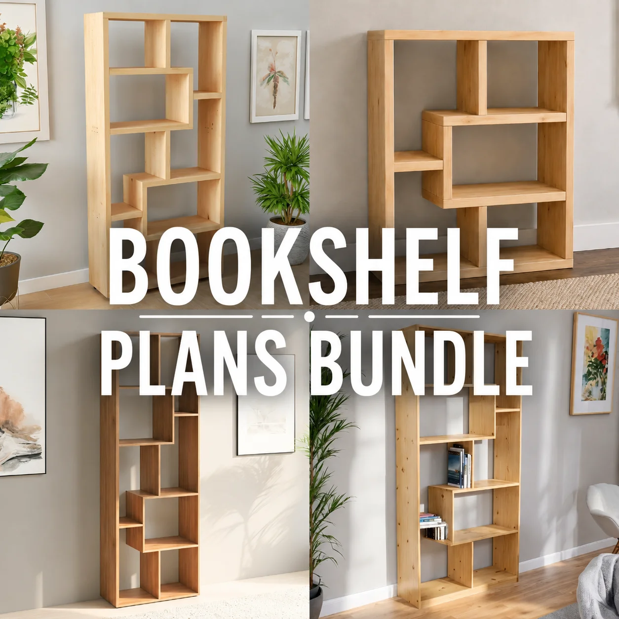 Bookshelf Plans Bundle product image (1)