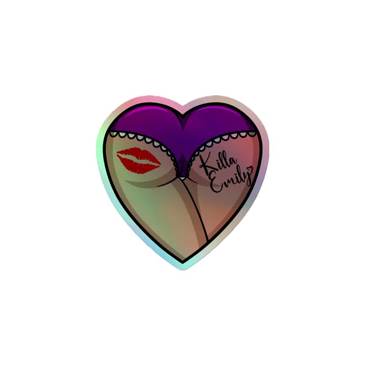 HEART BUTT STICKER product image (1)