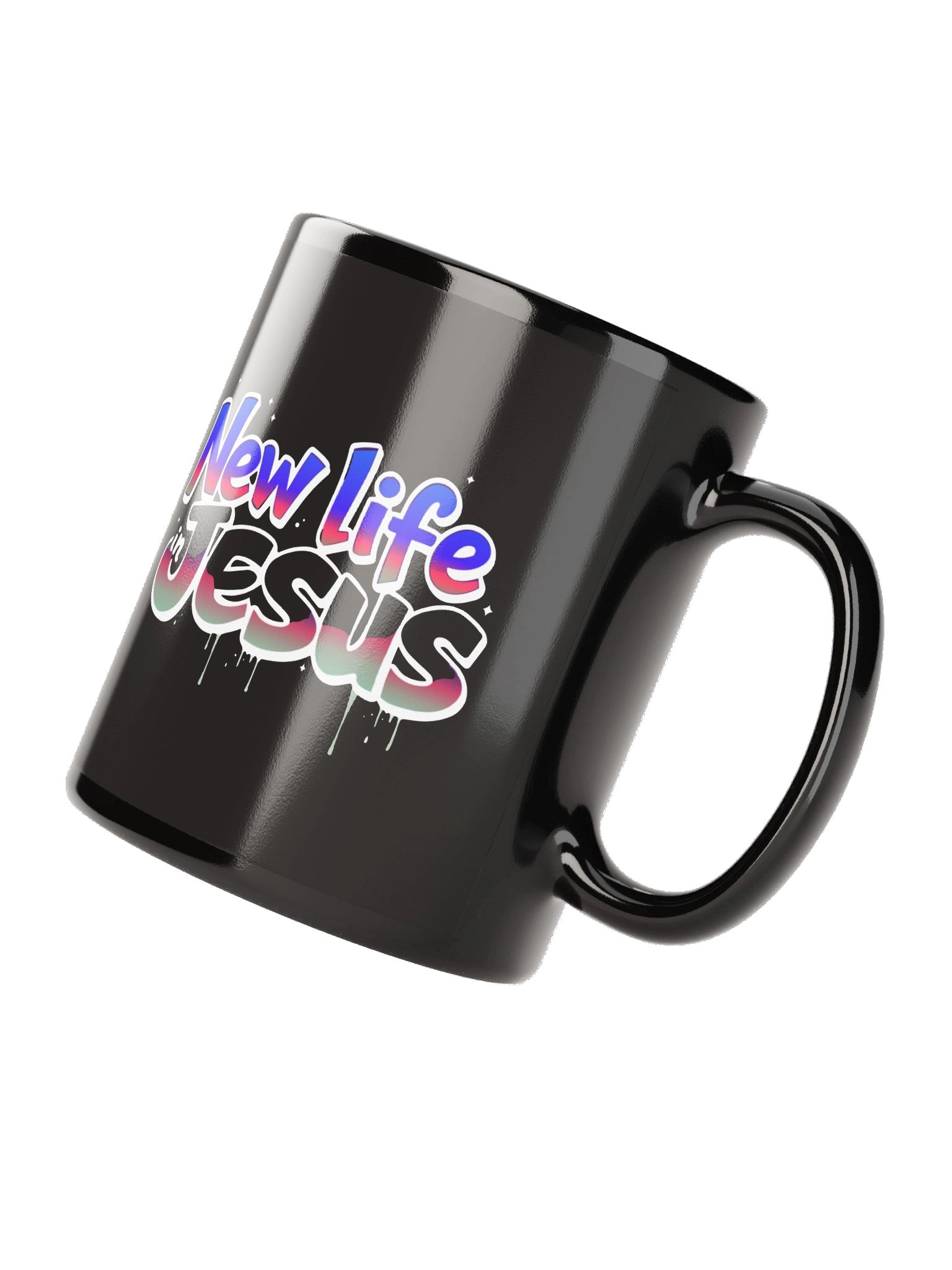 New Life in Jesus Graffiti Mug product image (5)