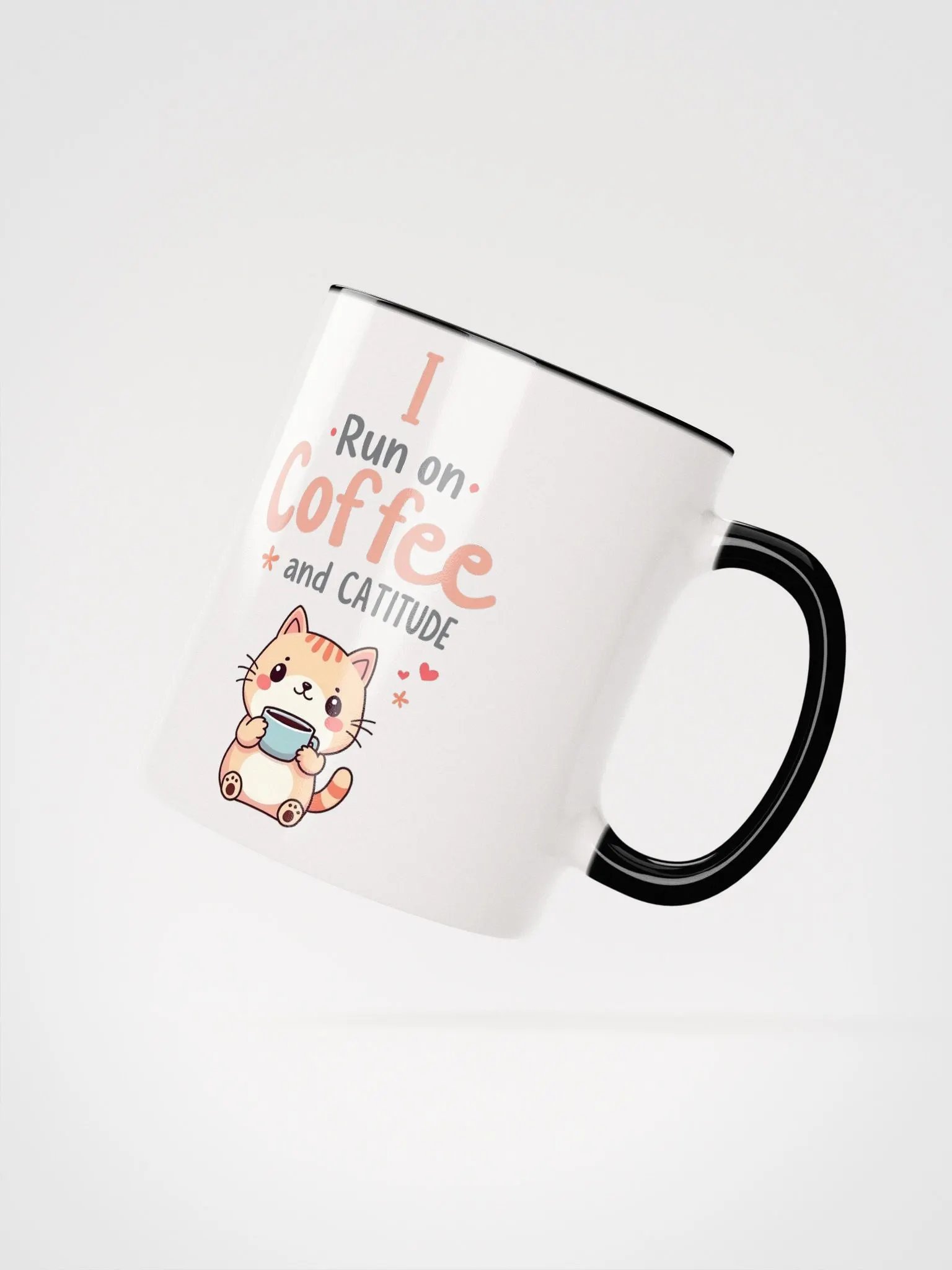 I Run on Coffee and Catitude Cat product image (18)