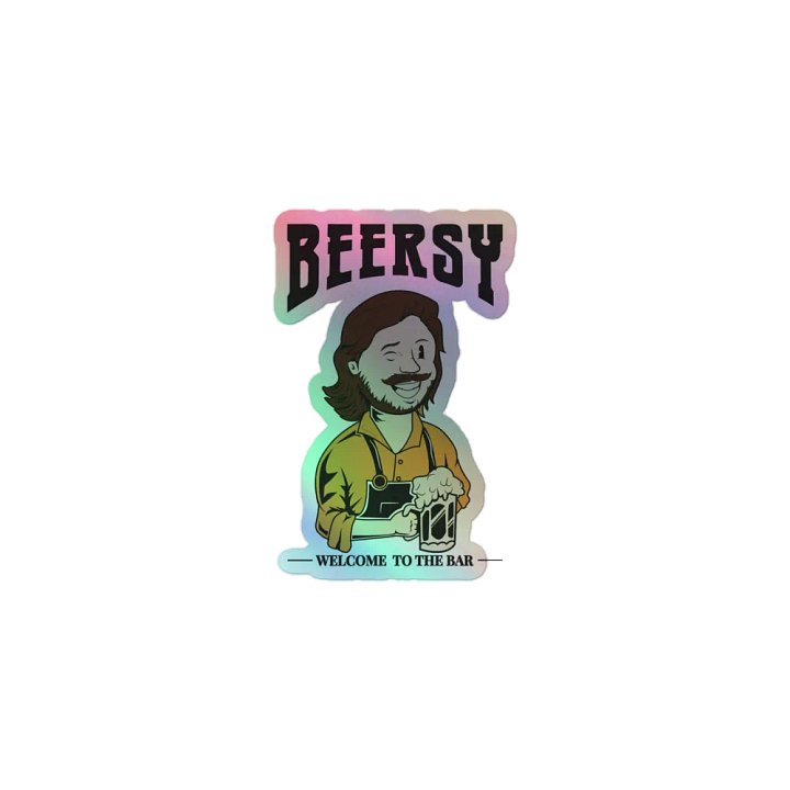 The Bartender's Holographic Sticker product image (1)