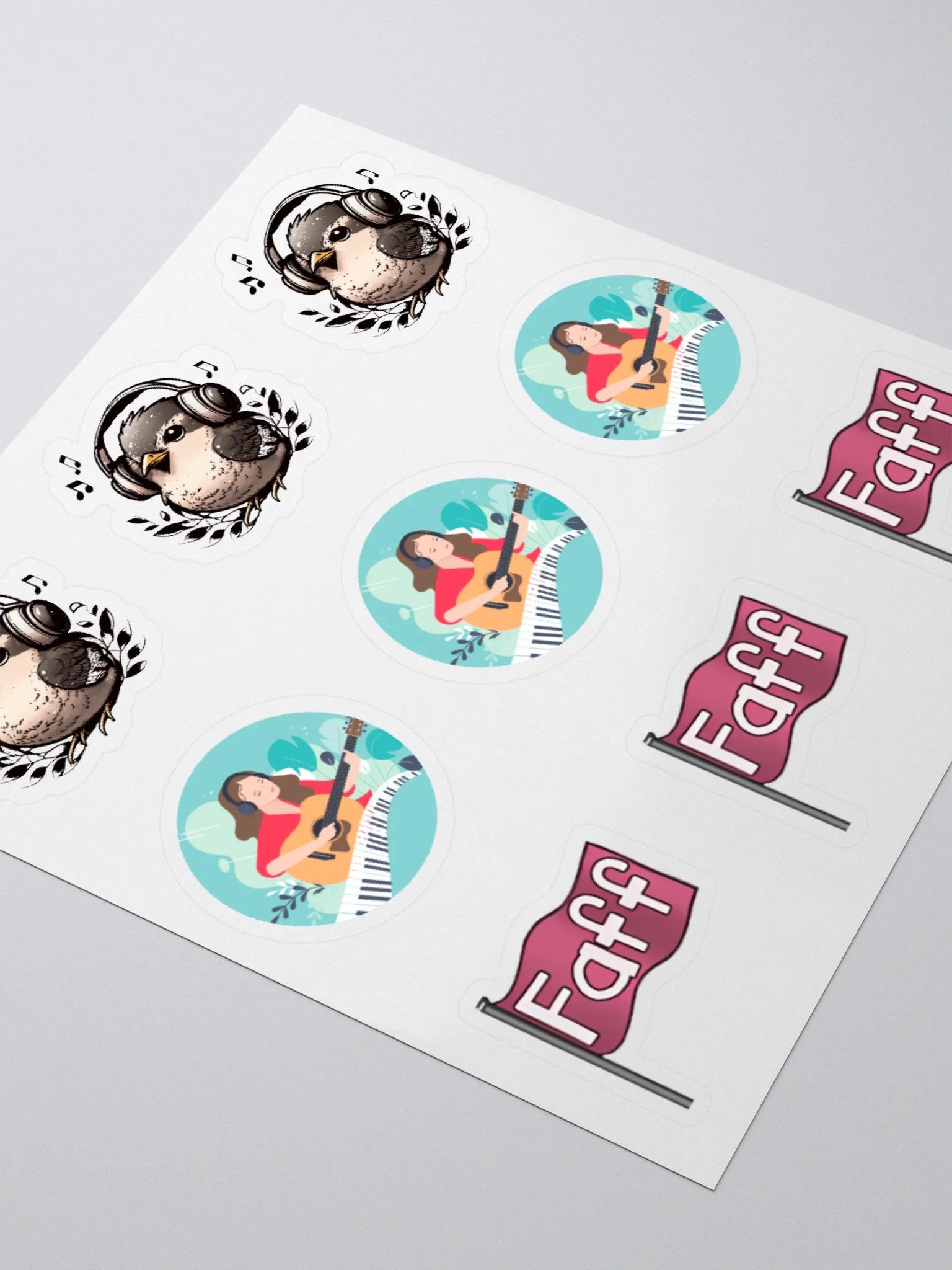 Zoe Wren Sticker Pack product image (3)