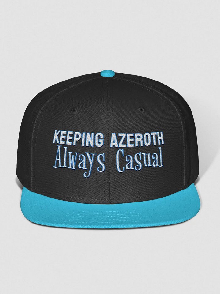 Azeroth Casual Snapback Cap product image (5)