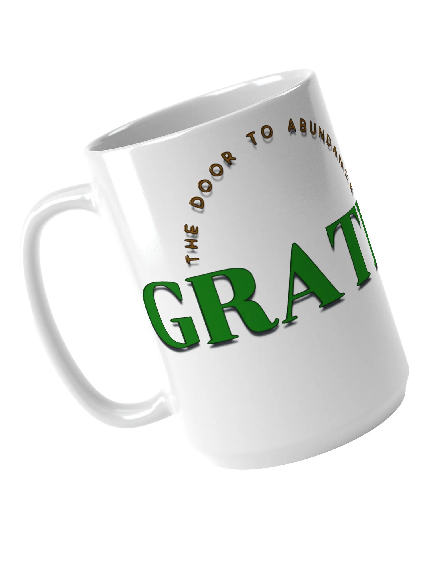 Gratitude Loop White Glossy Mug product image (3)