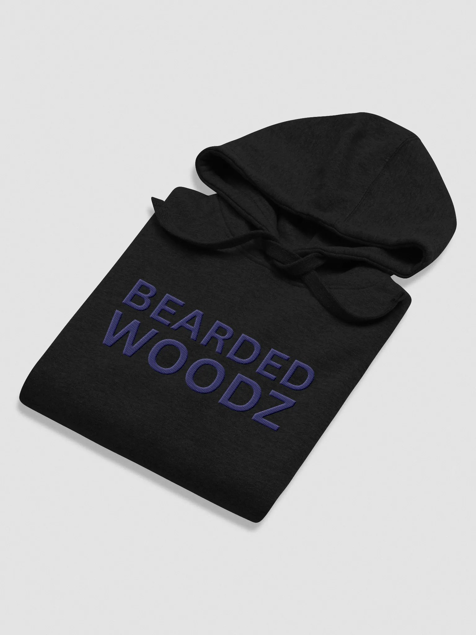 Men's Bearded Woodz Hoodie - Navy Embroidery product image (3)