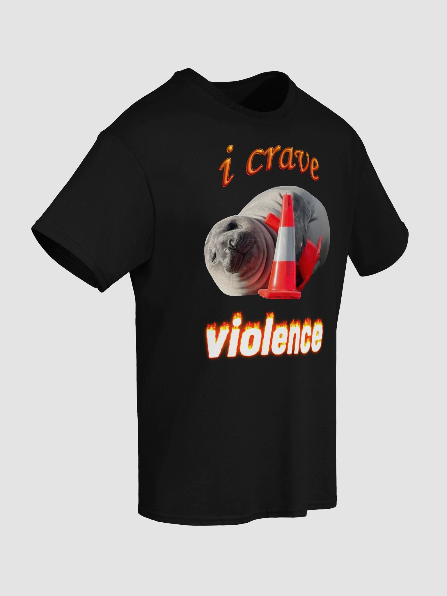 Neil The Seal - I Crave Violence T-shirt product image (26)