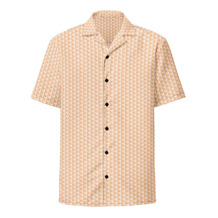 Syn-Stripe Orange/White Button Up product image (1)
