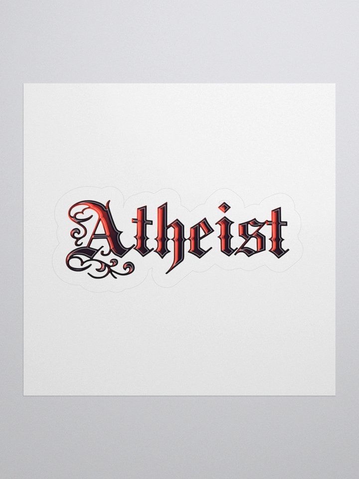 Atheist Sticker product image (3)