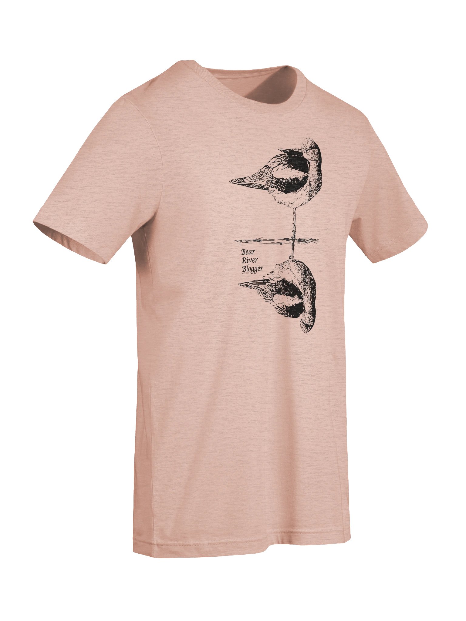 American Avocet Reflection Birdwatching T-Shirt product image (69)