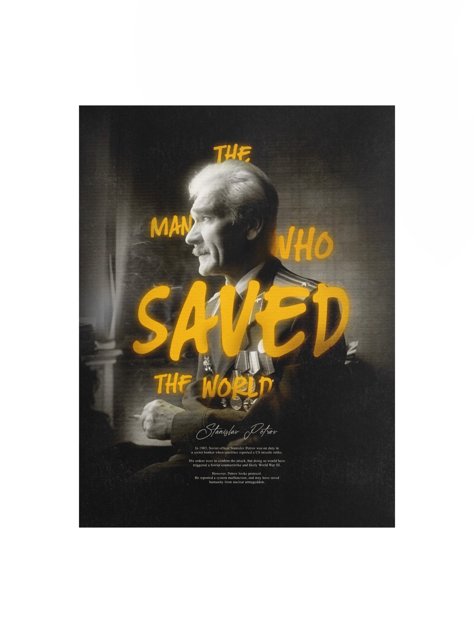 The Man Who Saved The World (Unframed Poster) product image (4)