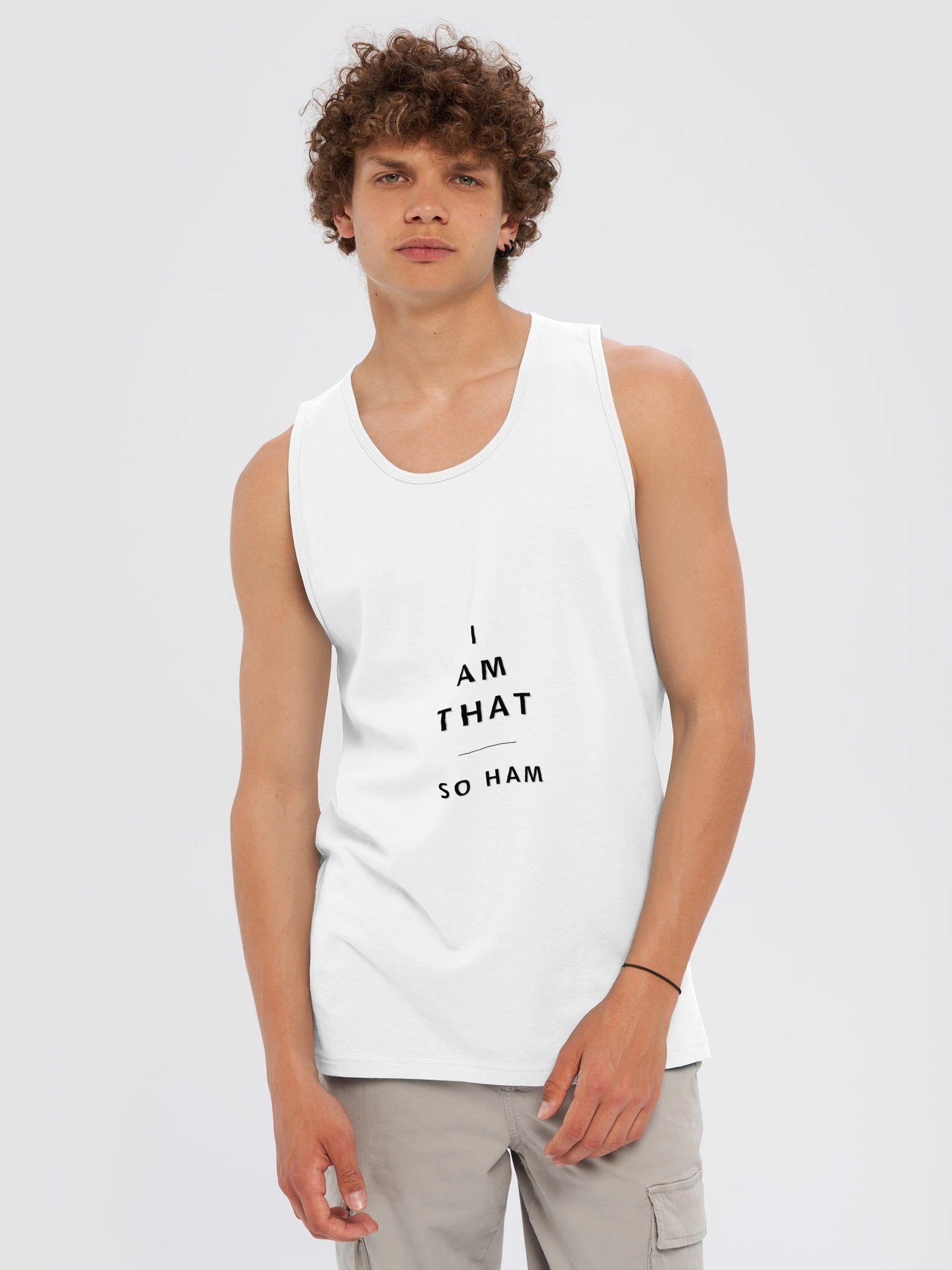 Men's Premium Tank - SO HAM (Pure Text) product image (1)