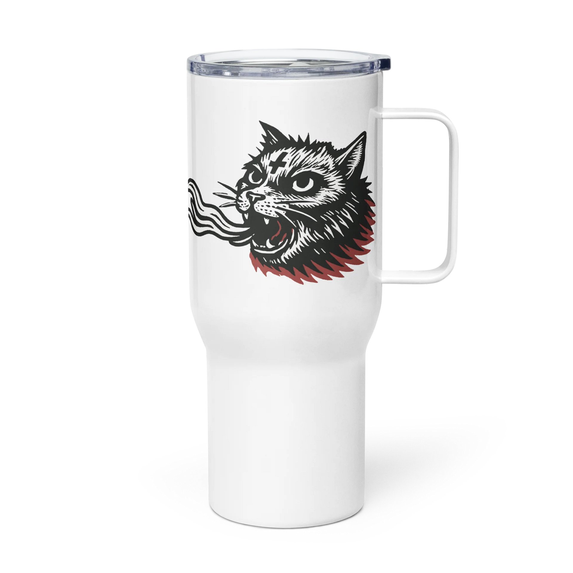 FLAME CAT LOGO TRAVEL MUG product image (4)