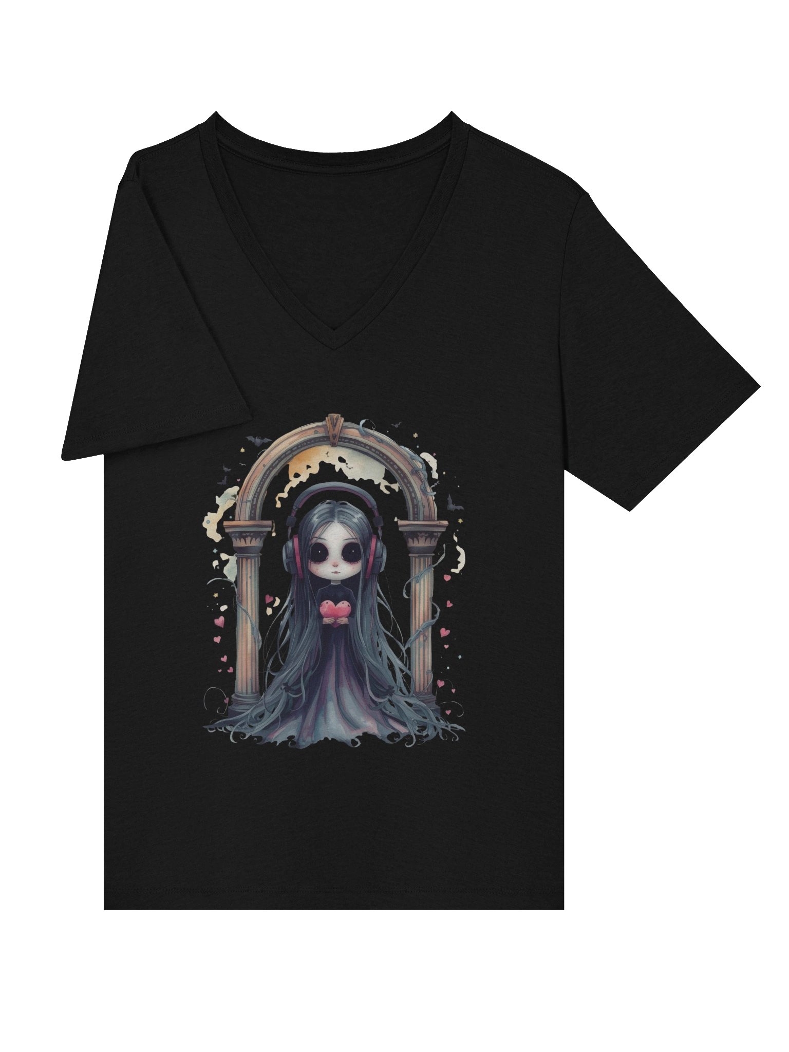 Whimsical Beats V-Neck Tee product image (5)