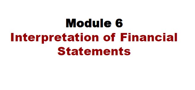 Study notes on Interpretation of Financial Statements product image (1)