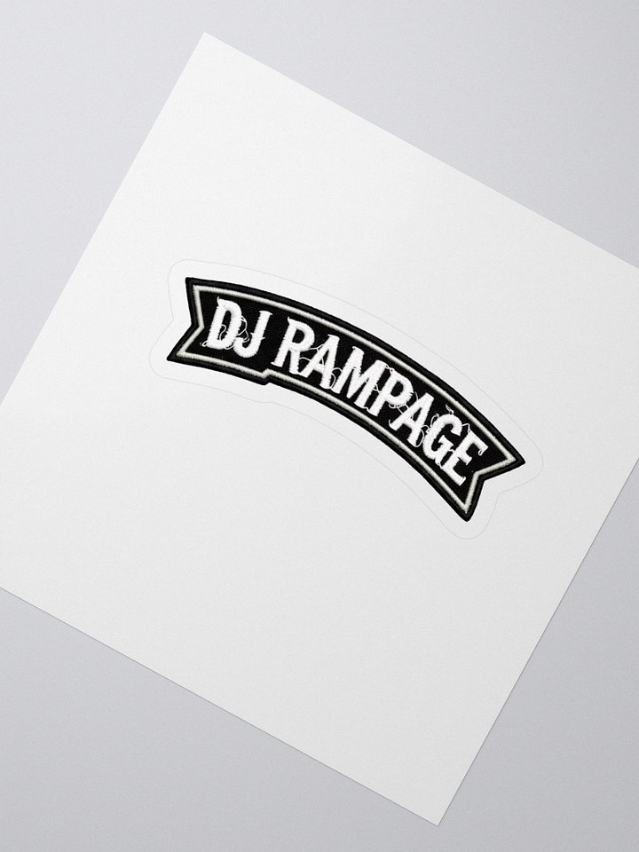 Name Tag Sticker (DJ Rampage) product image (2)
